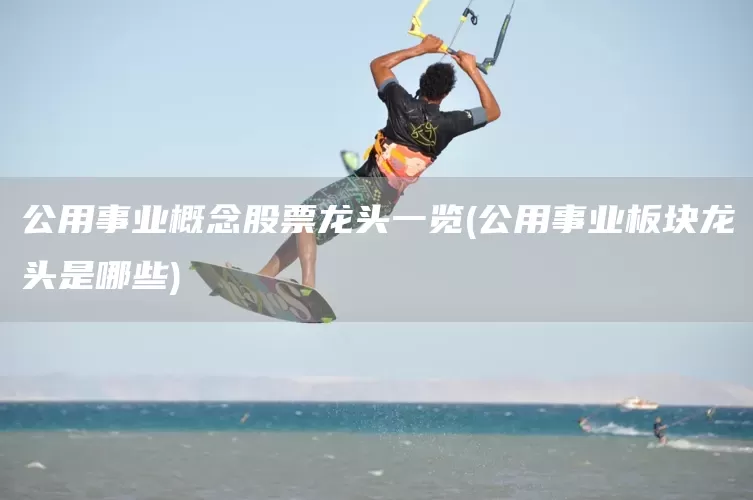 公用事业概念股票龙头一览(公用事业板块龙头是哪些)(图1)