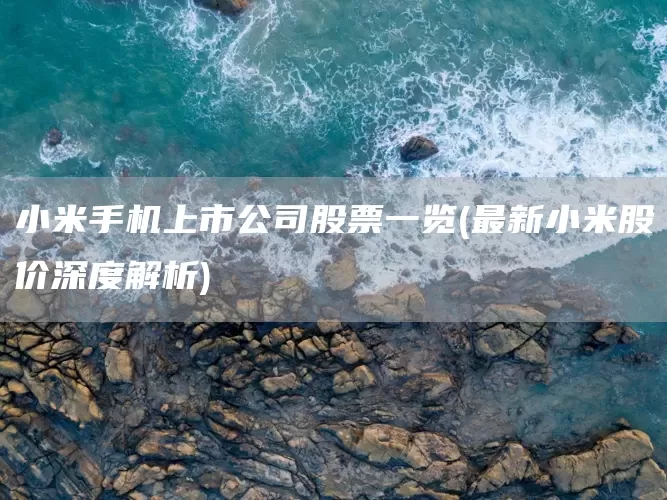 小米手机上市公司股票一览(最新小米股价深度解析)(图1)