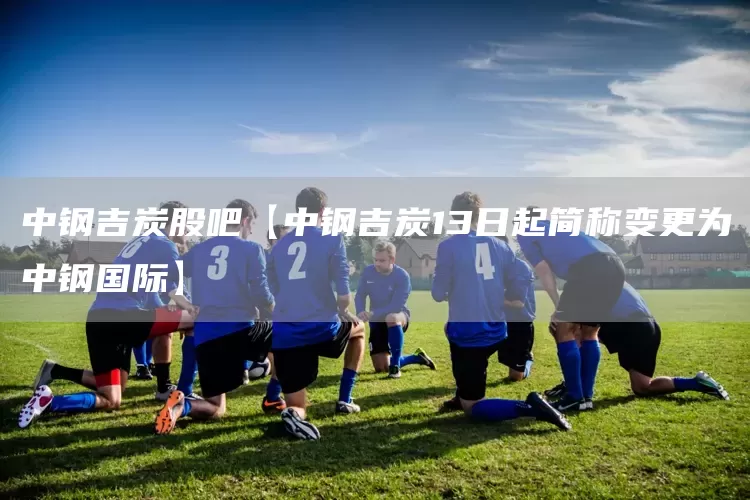 中钢吉炭股吧【中钢吉炭13日起简称变更为中钢国际】(图1)