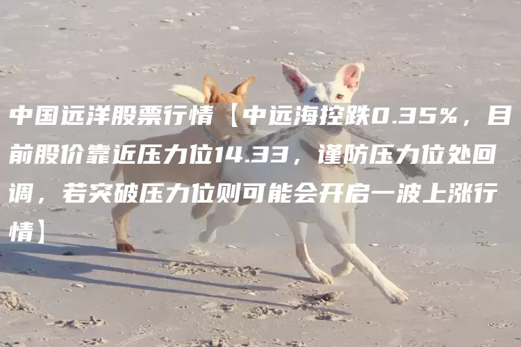 中国远洋股票行情【中远海控跌0.35%，目前股价靠近压力位14.33，谨防压力位处回调，若突破压力位则可能会开启一波上涨行情】(图1)