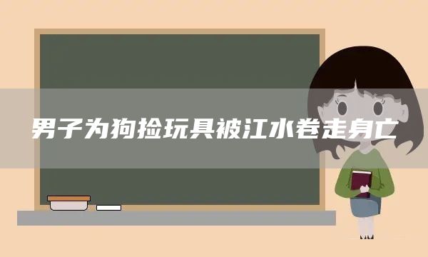 男子为狗捡玩具被江水卷走身亡(图1)